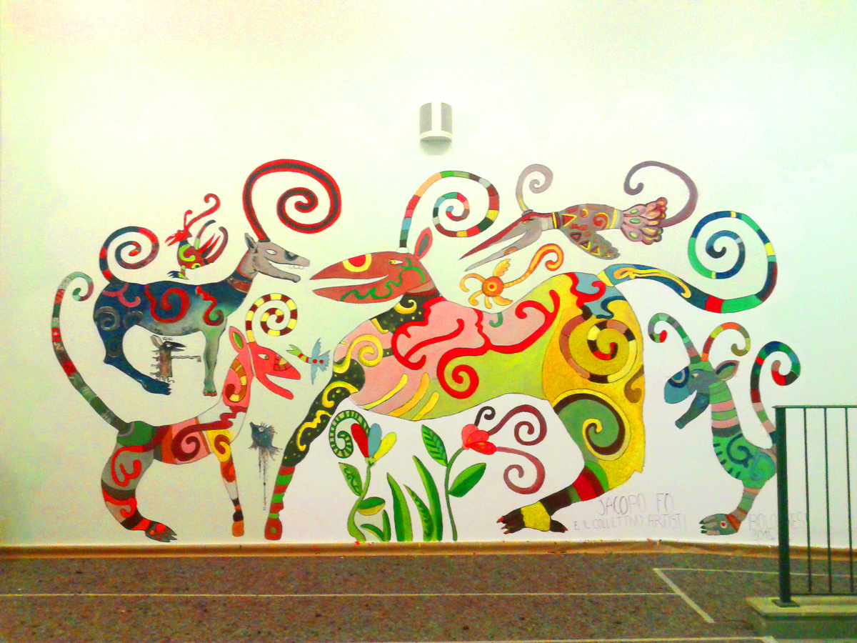 Il Murales di Arte Irregolare a Bologna